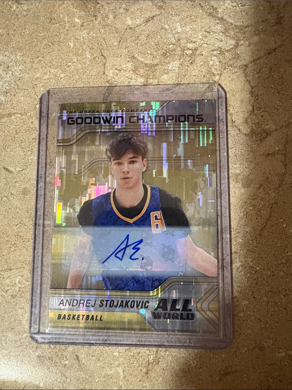 Panini Goodwin Champions Basketball Card - Blue, Gold, Black